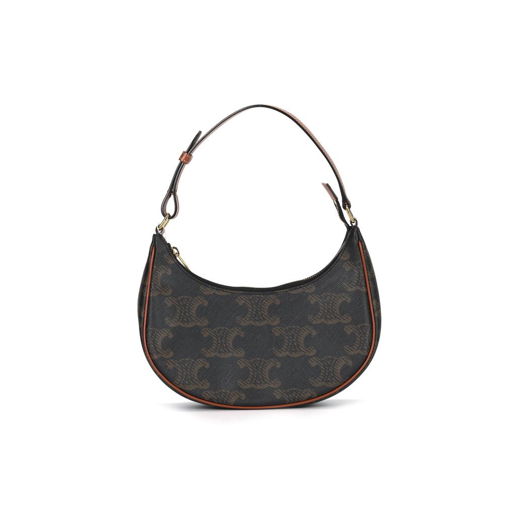 Celine Ava Classic Monogram Shoulder Bag Women Shoulder Bag Brown 193952EIC-04LU