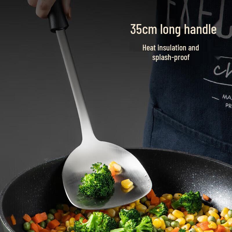 MAXCOOK 304 Stainless Steel Wok Spatula