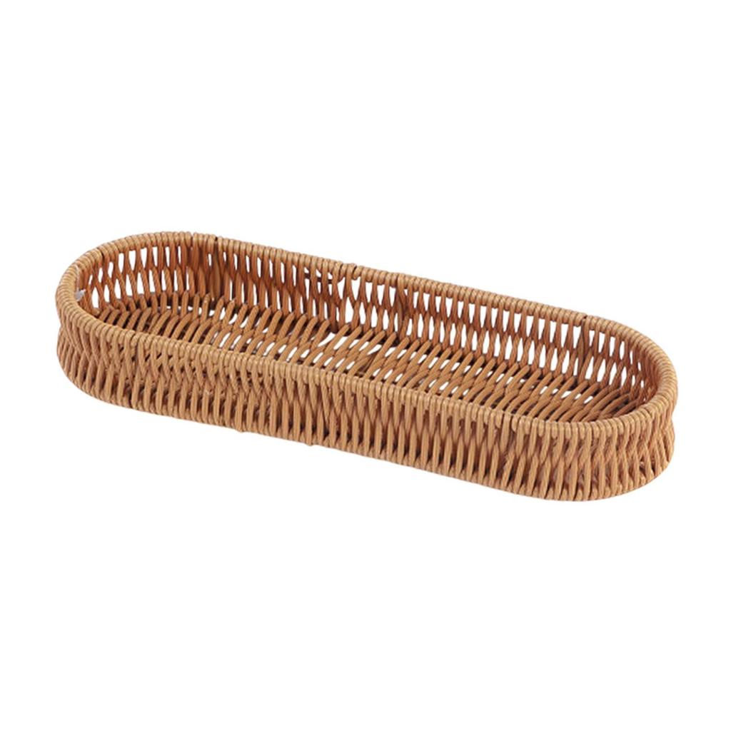 Woven Basket Utensil Holder for Kitchen Dining Coffee Table Countertop