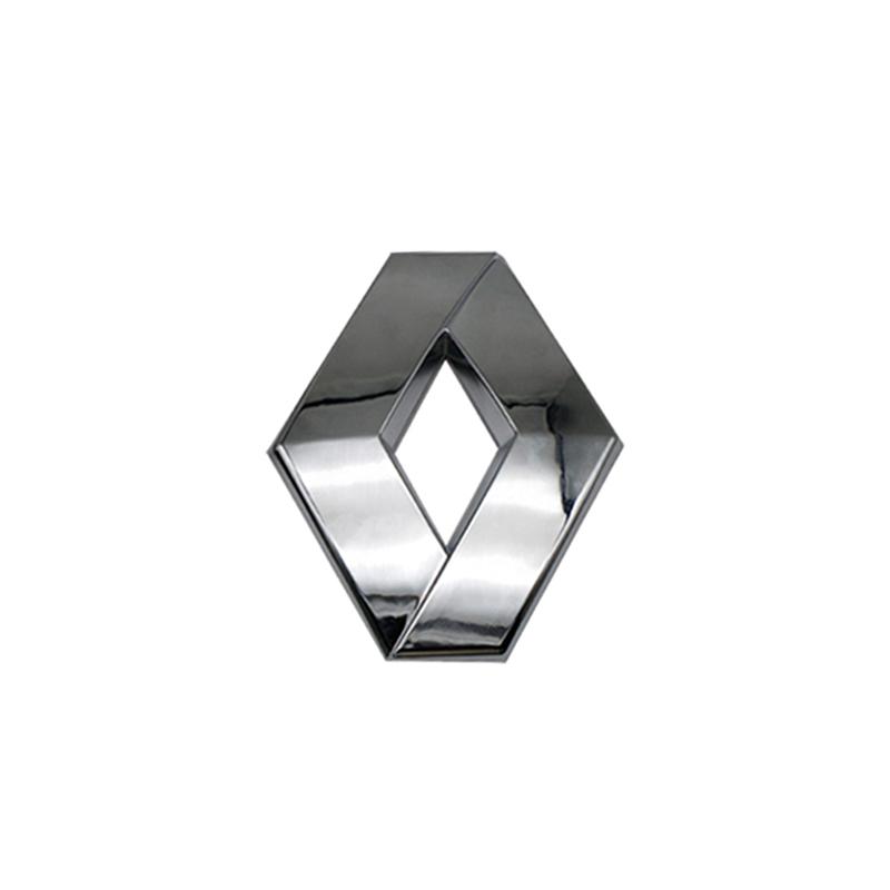 

2026 Hot For Renault Interior Stickers For Renault Megane 2 3 Clio 4 Captur Koleos Accessories ABS Car Stickers Auto Front Grill 8.7x11cm