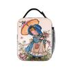 Blue Bonnet Sarah Kay Lunch Bag Office Lunch Box For Women Print Thermal Tote Handbags Waterproof Portable Insulated Cooler Bag