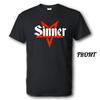 Sinner Pentagram Shirt Brand New Multiple Sizes and Colors Unisex T-Shirt