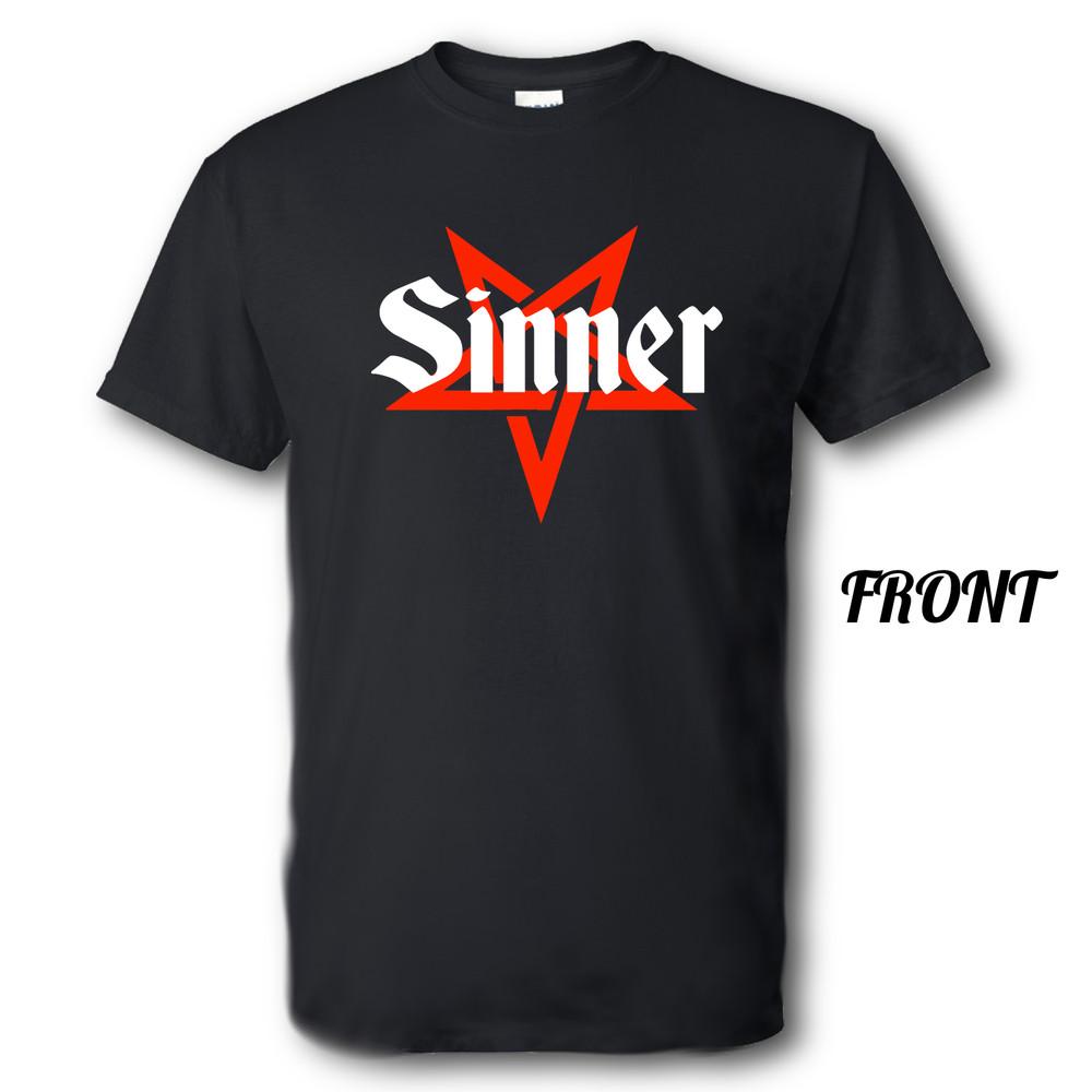 

Sinner Pentagram Shirt Brand New Multiple Sizes and Colors Unisex T-Shirt M