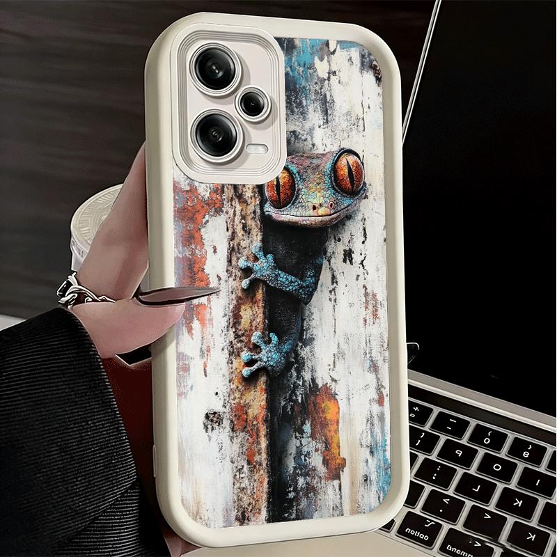 Phone Case for Xiaomi Redmi Note 15 14 13 Pro Plus Lizards Geckos Cute Pet Shell 12S 11 11S 11T 5G 14S Soft Silicone Funda