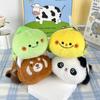 Flip Plush Delightful Animal Keychain With Cuddly Panda And Raccoon Features For Lovers Animal
