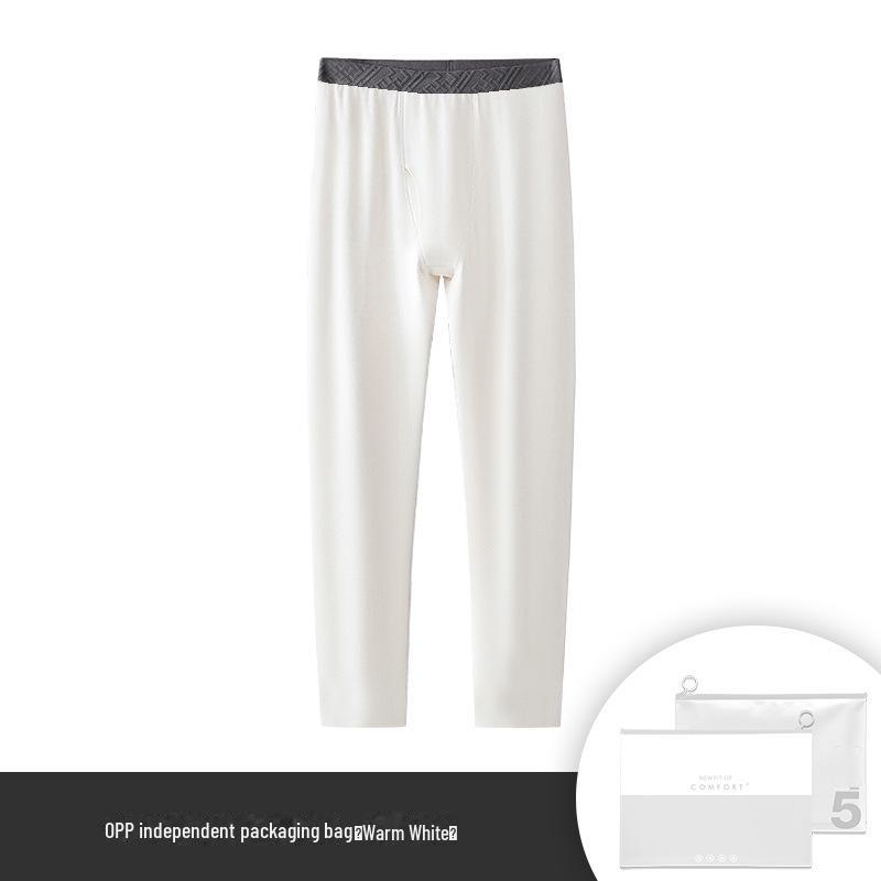 Super Soft Seamless Men's Thermal Pants - Plush Velvet & Thick Silk Wool, Perfect for Autumn & Winter