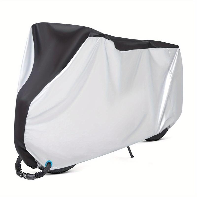 Waterproof Outdoor Bicycle Cover Anti Dust Rain Snow UV, Bike Rain Cover for Mountain, Road & Heavy Duty Bikes with Lock Holes &