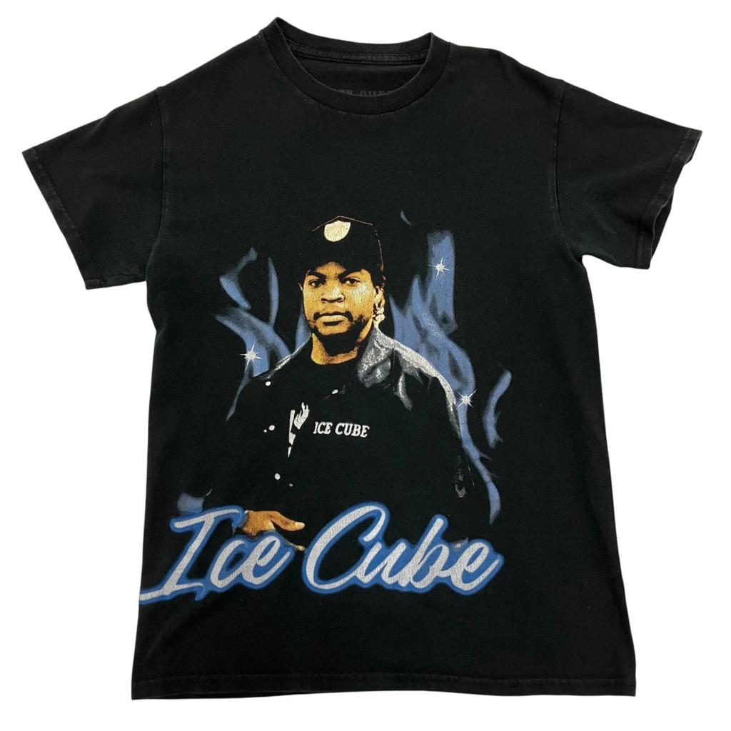 Ice Cube T Shirt Black Mens Small Graphic Rap Hip Hop West Coast NWA