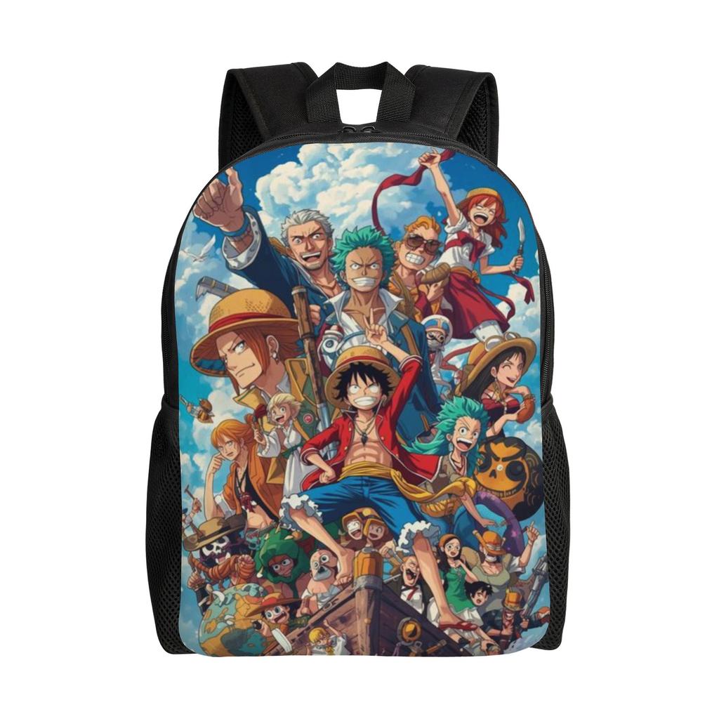 Back To School Season Gear 5 Luffy Rucksack One Piece Unisex Snack Storage Backpack