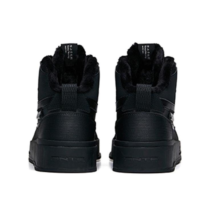 Anta High top Skateboard Shoes Men's Black 912148911-1