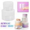 Clear Acrylic Cake Stand Cake Riser Cake Layer Cylinder Riser Display