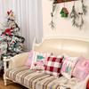 Christmas Theme Pillowcase Merry Christmas New Year Gift Pillow Cover Home Room Decoration Sofa Cushion Cover