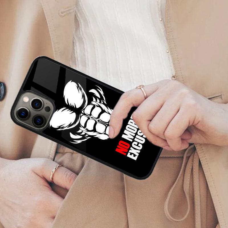 

Fitness Bodybuilding Gym Magnetic Phone Case For APPLE iPhone 17 Air 16 14 13 12 Pro Max 15 Plus Charge With MagSafe Cover iPhone 13mini