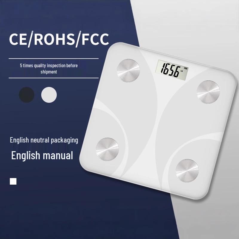 Bluetooth Body Fat Scale - Home Use, Multi-Style Electronic Measurement