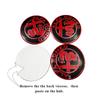 60mm 65mm Alfa Romeo Wheel Hub Caps Sticker 4Pcs Car Wheel Center Caps Emblem For Giulia Stelvio Giulietta 147 Mito Accessories WZACF1