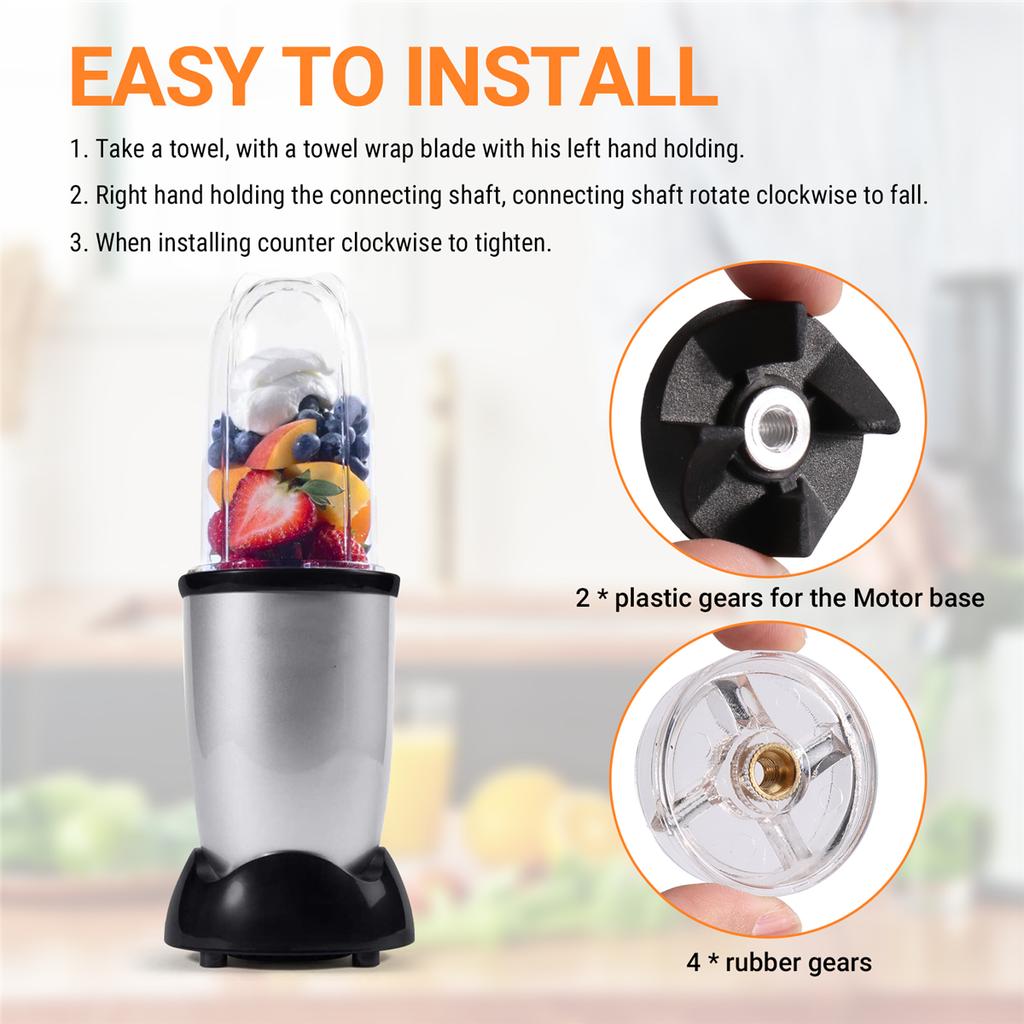 Base Gear Compatible for Magic Blender MB1001 250W Blade Gear Replacement Part