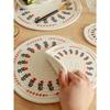 1pc Cute Floral Pot Holder, Thick Round Hand-Woven Heat Insulation Pad, Table Mat, Bowl Coaster
