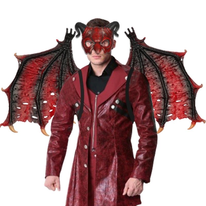 Accesorios de Disfraz de Dragón Diabólico Alas de Dragón Halloween Mardi Gras Disfraz de Demonios Regalos