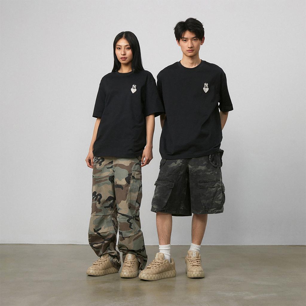 New MLB New York Yankees SS2T T Shirt Unisex Black 3ATSH0143-50BKS