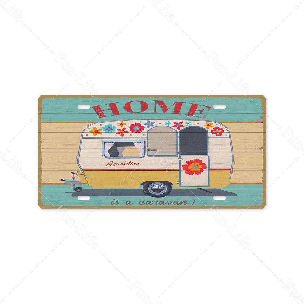 Camping Metal Sign Plate Plaque Vintage Tin Sign Decor for Camping/Cars/Tent/Cookout/Camping Supplies/Home Wall Decor