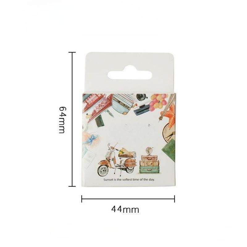 46 Pcs/pack Travel Scenery Label Stickers Decorative Stationery Stickers Scrapbooking Diy Diary Album Stick Label
