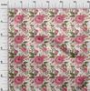 oneOone Cotton Flex Brown Fabric Floral Sewing Craft Projects Fabric Prints By Yard 40 Inch