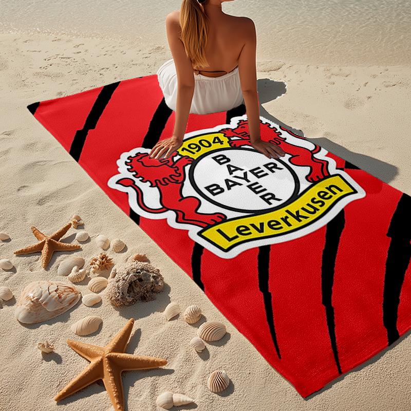 Fußballverein Wappen Löwe Strandtuch, Superweiche Mikrofaser, Geschenk für Sie/Ihn, Geburtstag, für Pool, Strand, Reisen, Heimdekoration Fan-Geschenke