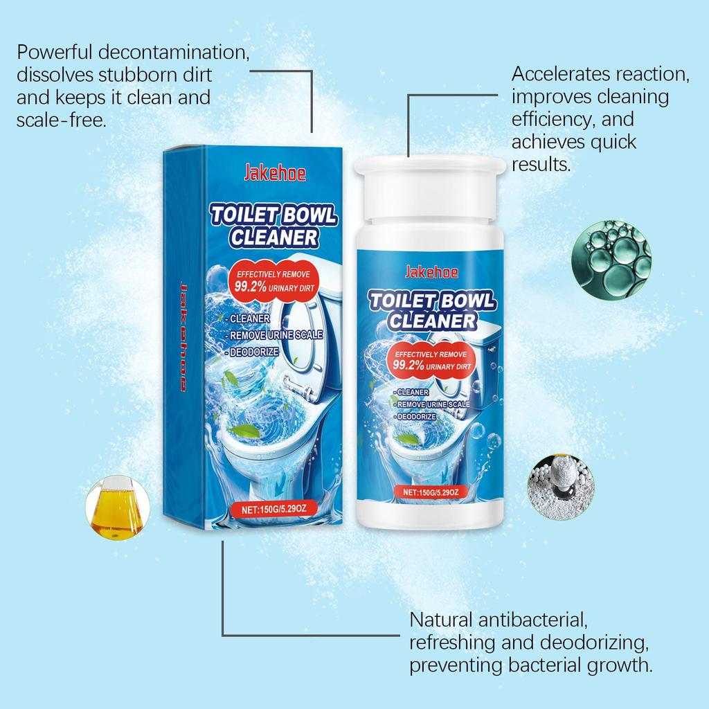 Jakehoe Splash Foam Toilet Cleaner Toilet Bowl Cleaner Stain Remover Odor Remover Toilet Bowl Cleaner