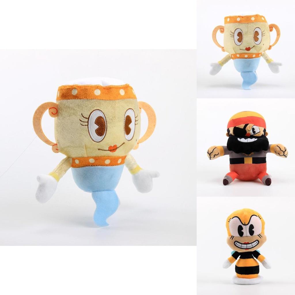Legendary Cuphead Plush Toys Captain Brineybeard Soft Stuffed Doll For Kids And Fans