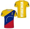 Venezuelan flag and emblem 3D printed T-shirt for women and men, high-quality clothing