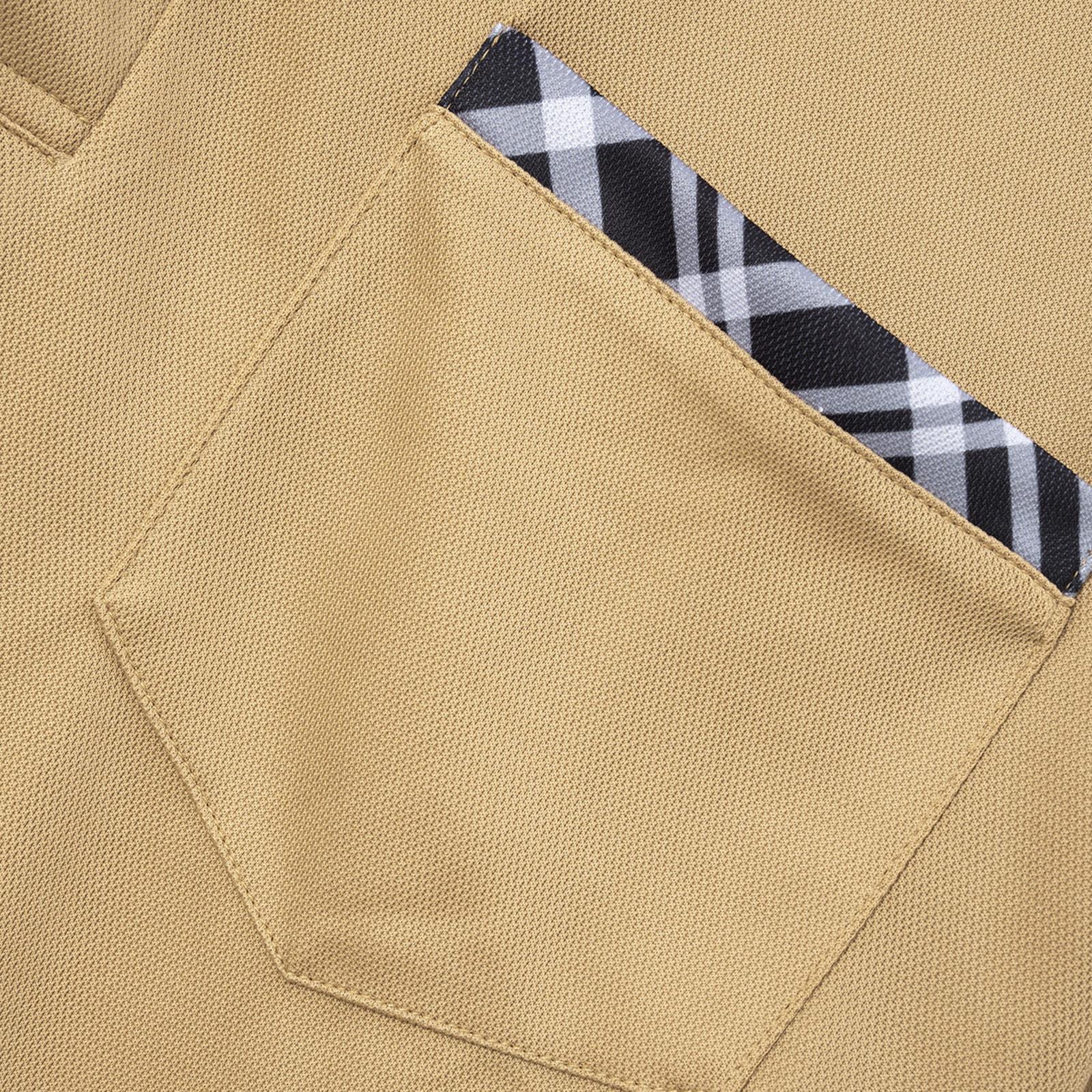 Мужская летняя дышащая рубашка с короткими рукавами и культурой отдыха M розовый — фото 8