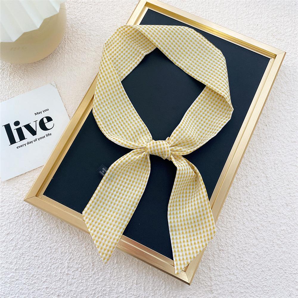 New Scarves Silk Scarves Women'S Spring And Autumn Season Long Decorative Professional Scarves Summer Thin Styles Paired With Shirts Stylish