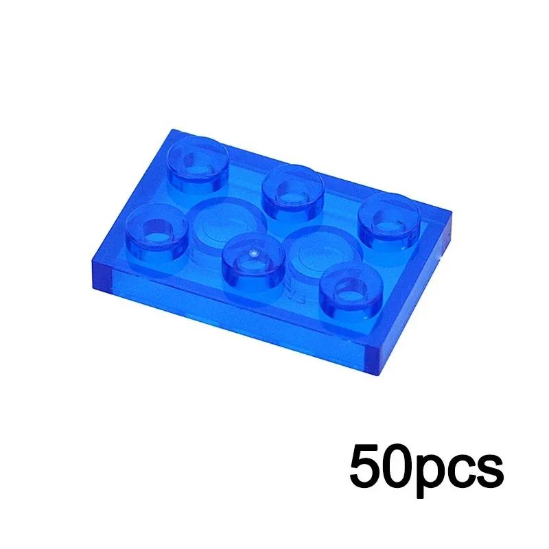 MOC Transparent Bulk Bricks 1x1 2x4 1x4 Clear Building Block Wall Panels and Baseplates