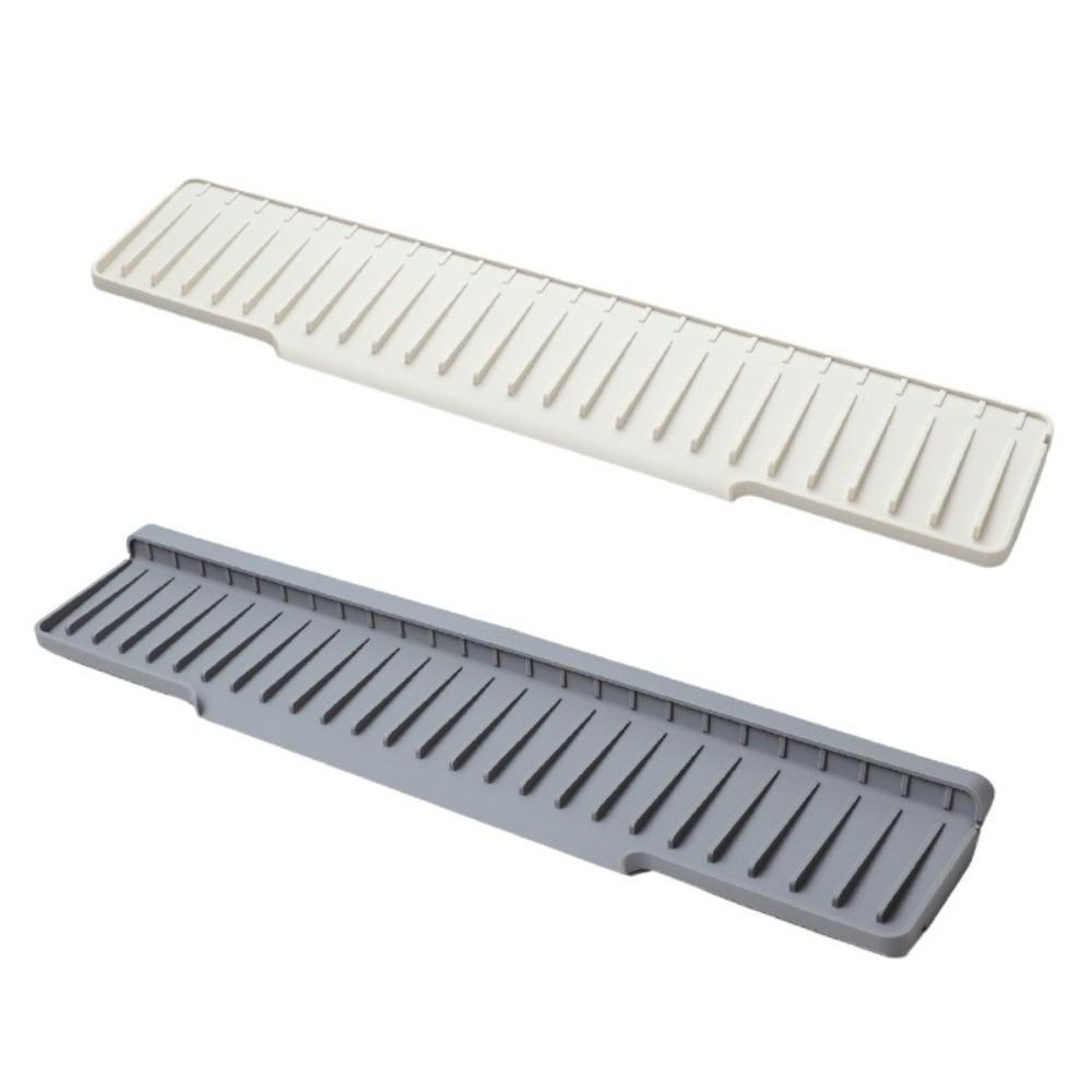 Narrow Edge Kitchen Sink Protector Silicone Drain Pad Cover New Sink Splash Guard  Countertop Use