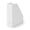 Muji Recycled Polypropylene Stand File BoxWhite Gray Approximately Width 10Depth 27.6Height 31.8cm