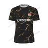 T-shirt Stampata 3D Bandiera del Kurdistan Uomo Estate Manica Corta Rete T-shirt Per Corsa Bici Tennis Fitness Fan