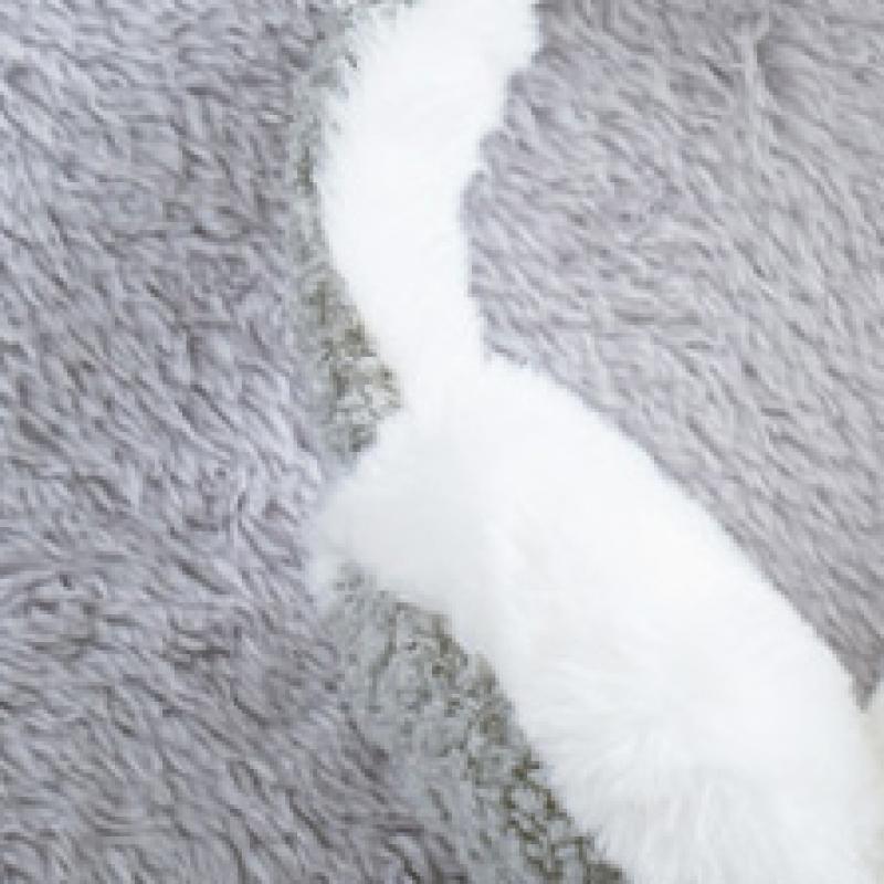 Căști cu blană Daiso Poggle Gri