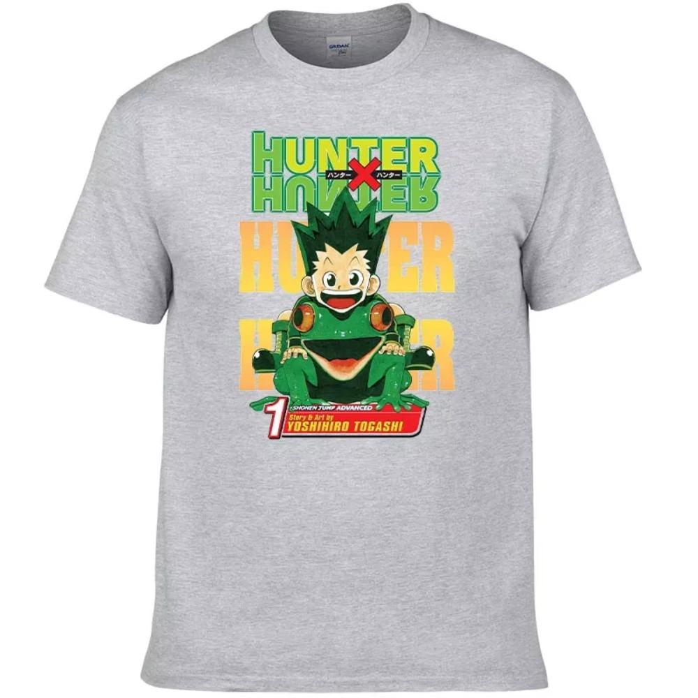 Anime Hunter X Hunter Anime T-shirt 2023 Summer New Cotton T-shirt Casual Harajuku Street Apparel Casual Short Sleeve Top F128