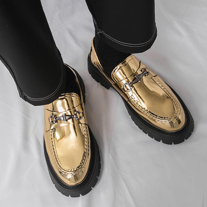 Leisure Loafers Classic British Casual Design Style Daily Office Business Outdoor Street Walking Height Increasing Shoes