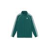 Adidas Originals Trefoil Logo Colorblock Striped Sports Jacket Men Jacket Green CW1311