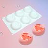 6-Cavity Flower-Shaped Silicone Cake Molds French Mousse Cake Molds Home Baking Tools Kitchen Styling And Baking Supplies