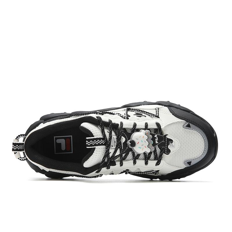 FILA FLUID 6 Cushioning Abrasion Resistant Coverage Lightweight Height Increasing Low top Chunky Sneakers Women's F12W612137FSB