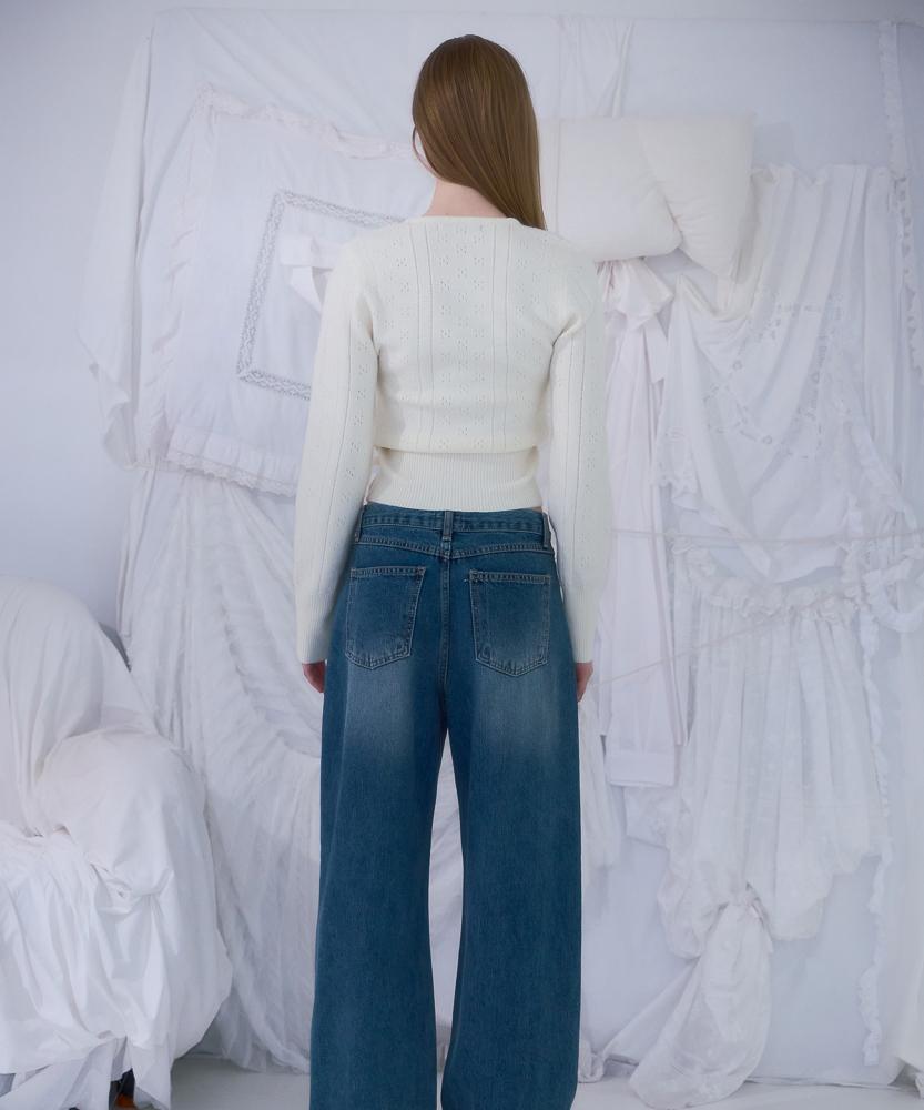 ROSEFRANTZ Muse Wrap Rib Knit [Ivory]