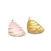 5pcs Stainless Steel Enamel Triangle Charms for DIY Jewelry Findings Necklace Pendant Bracelets Earrings Making Eardrop Supplies