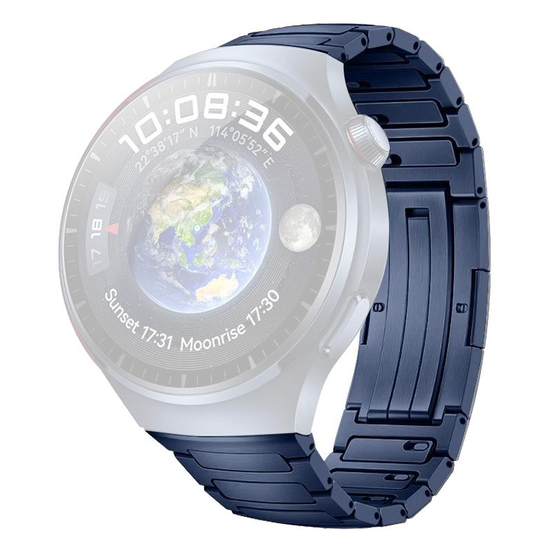 For Huawei Watch 4 Pro Titanium Alloy Watch Strap Detachable Link Wrist Band