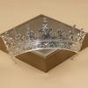 Cosplay Vintage Male Crown Stage Performance Prince Crown Hair Hoop Medieval King Crown  Party