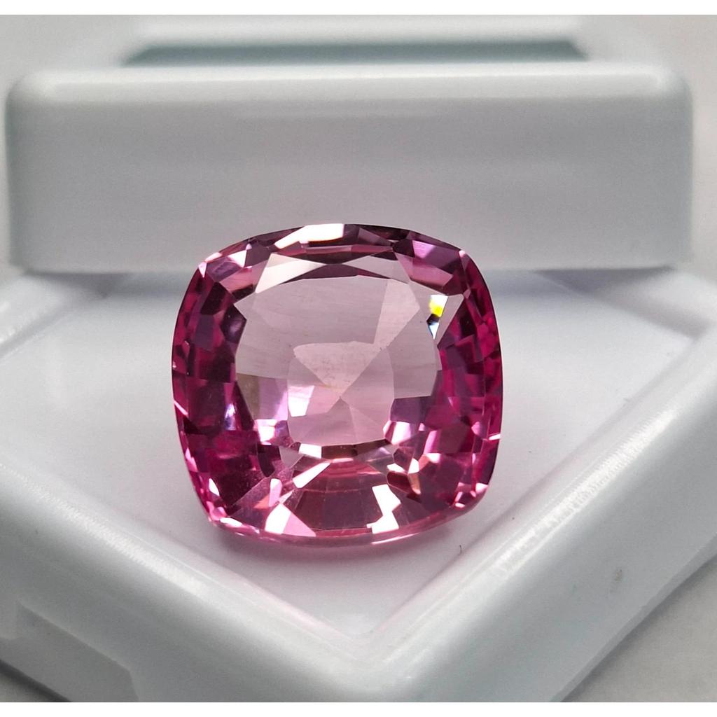 Stunning Pink Sapphire Cuhison Cut Natural 12-14 Ct Certified Loose Gemstone