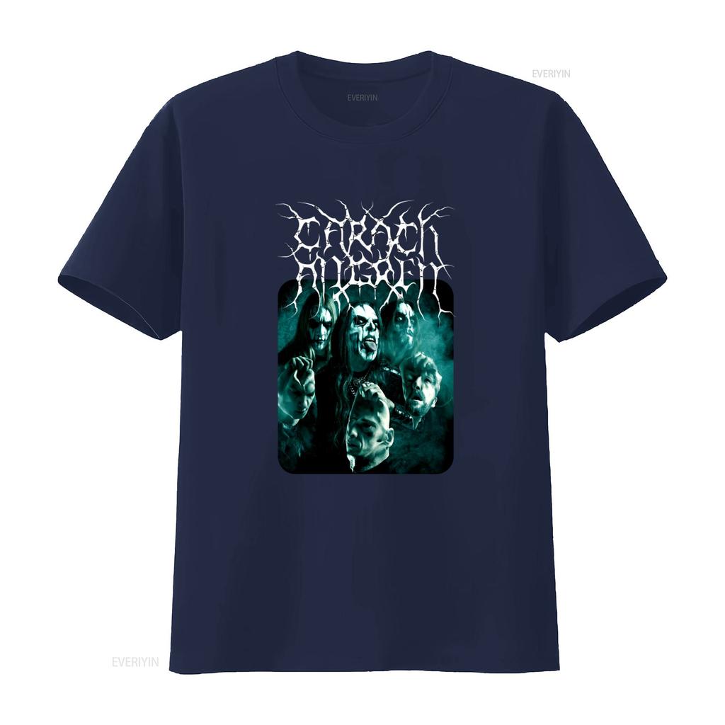 CARACH ANGREN Tour 2017 Band T Shirt for Men Gothic Metal Style with Members Print vintage Washed Breathable fashion graphic
