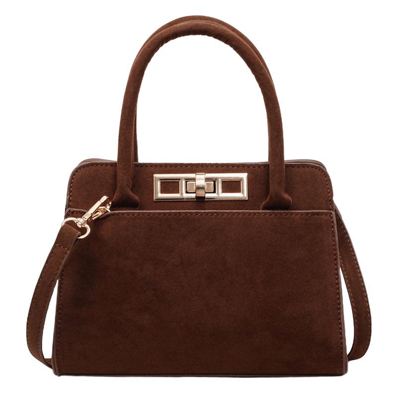 2026 Retro Frosted Textured Handbag: Versatile Women's Shoulder & Crossbody Bag