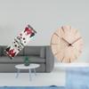 Seasonal Winter Table Runner And Creative Solid Wood Wall Clock Decorative Holiday Gift for